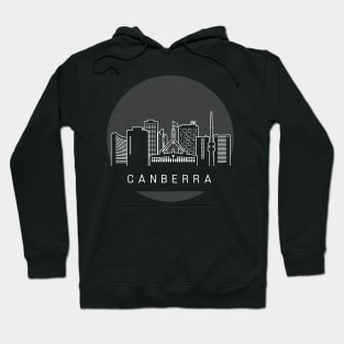 Canberra Australia Skyline Hoodie